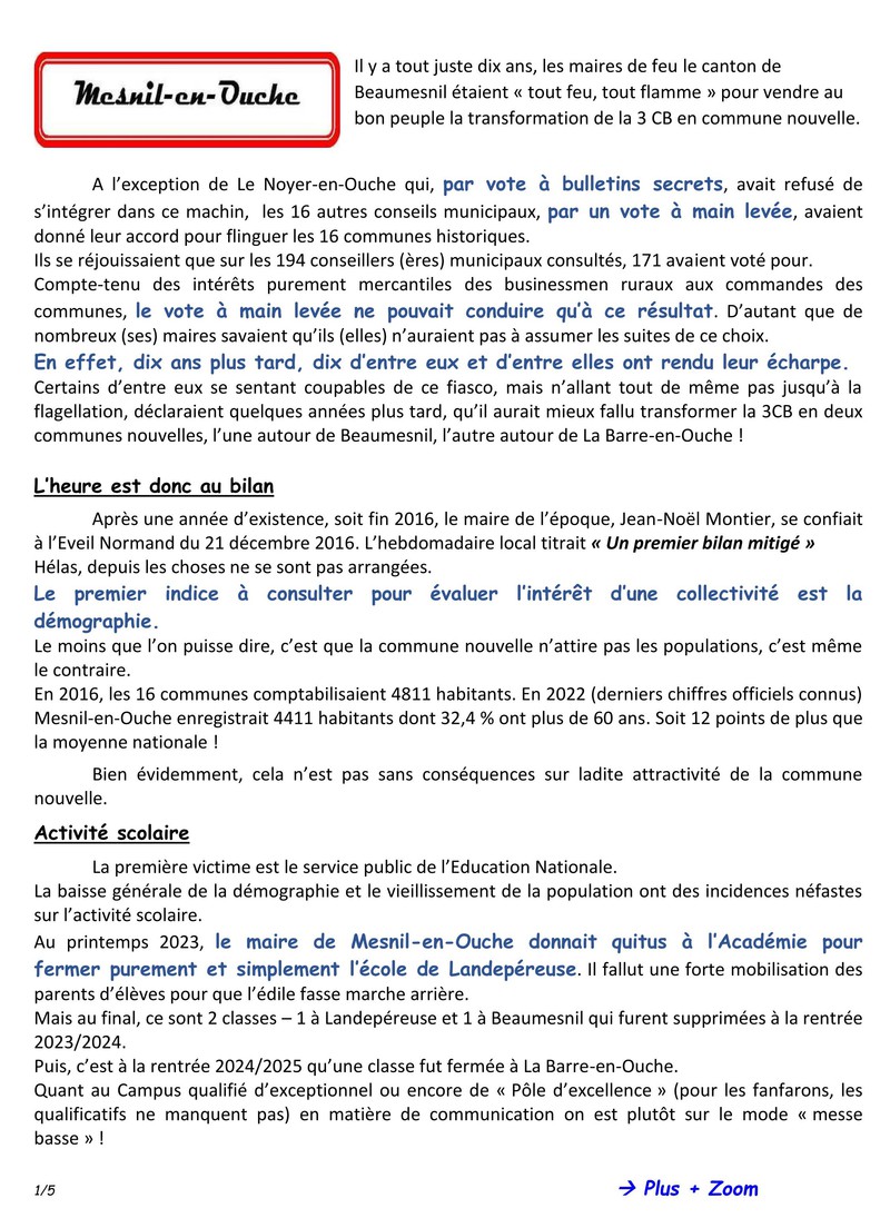 Droit dans le mur !