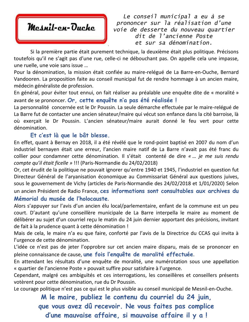 Un baptme qui pose problme !