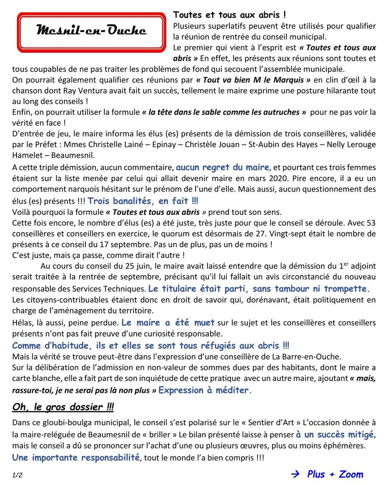 Brves de conseil (17/09/2024)